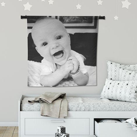 foto op wandkleed kinderkamer