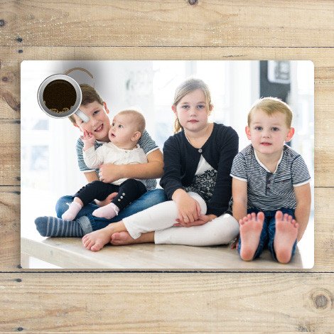 Foto op placemat groot kinderen