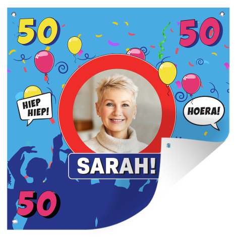Spandoek Sarah 50 jaar