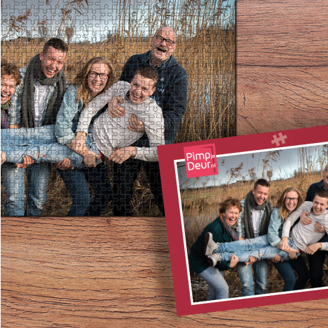 fotopuzzel met doos